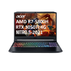 (likenew) Acer Nitro 5 (2021) AN515-45 (R7 5800H | 16GB | 512GB | RTX 3050TI 4GB | Màn 15,6 | FHD | 144hz)