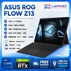 (LIKENEW) ASUS ROG FLOW Z13 GZ301 (I7 12700H | 16GB | 512GB | RTX 3050 | 13.4" FHD+ | 120Hz)