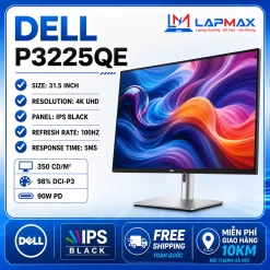 MÀN HÌNH DELL PRO P3225QE (31.5 INCH - 4K - IPS - 100HZ - 5MS)