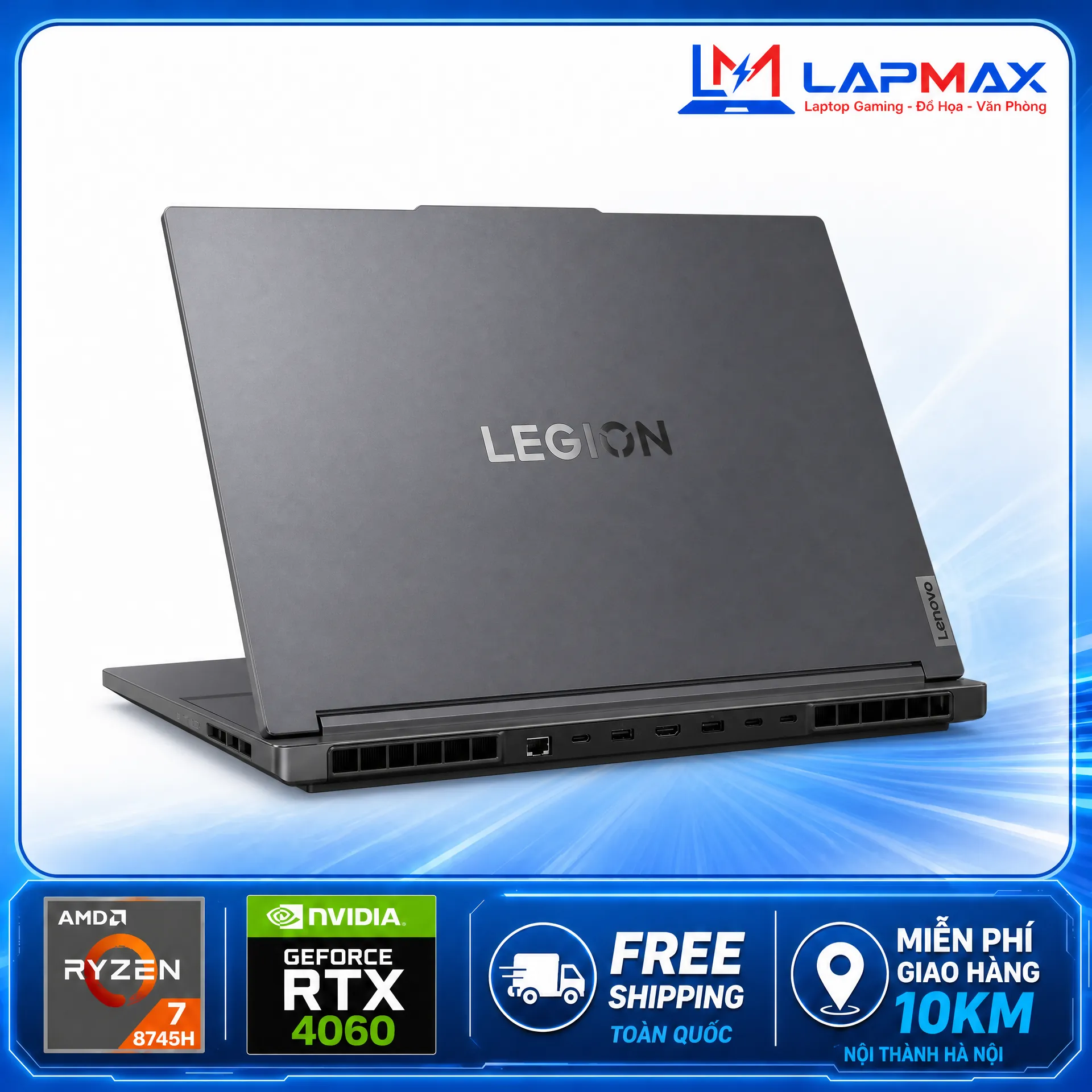 (LIKENEW) LENOVO LEGION R7000 2024 (R7 8745H | 16GB | 512GB | RTX 4060 | FHD | 144Hz) - Ảnh 2