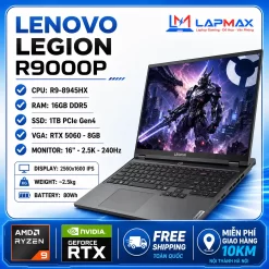 (LIKENEW) LENOVO LEGION 5 PRO R9000P 2025 (R9-8945HX/16GB/1TB/RTX 5070/2K 240Hz)