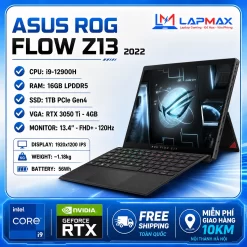 (LIKENEW) ASUS ROG FLOW Z13 2022 (I9 12900H | 16GB | 1TB | RTX 3050TI 4G | FHD+ | 120HZ)