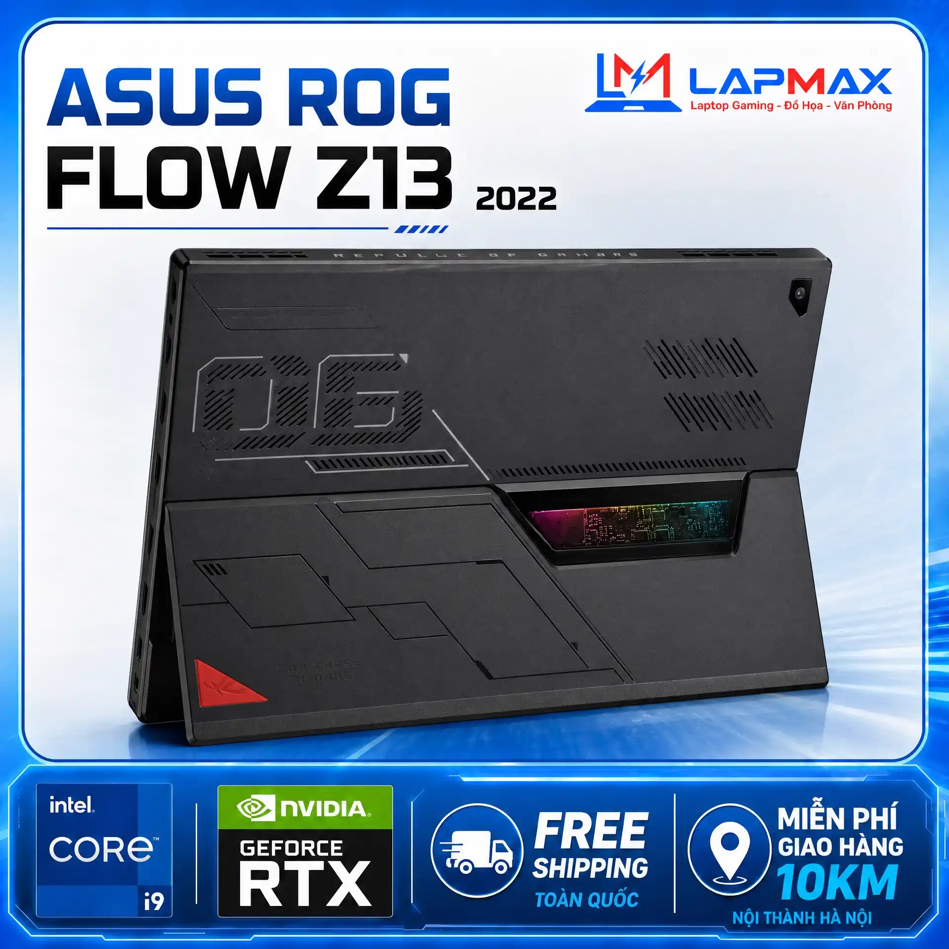 (LIKENEW) ASUS ROG FLOW Z13 2022 (I9 12900H | 16GB | 1TB | RTX 3050TI 4G | FHD+ | 120HZ) - Ảnh 3
