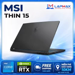 Alternative view of (LIKENEW) MSI THIN 15 (I5 13420H | 16GB | 512GB | RTX 3050 4G | FHD | 144Hz)