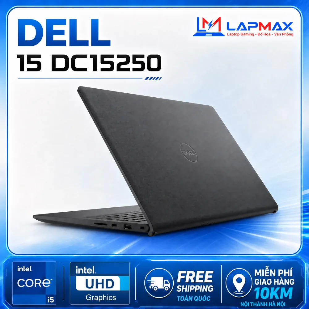 Dell 15 DC15250 M4CFY (Intel Core i5-1334U | RAM 8GB | SSD 512GB | Intel UHD Graphics | 15.6 inch FHD Touch | Windows 11 | Đen)