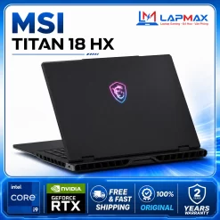 (LIKENEW) MSI TITAN 18 HX A14V (I9 14900HX | 128GB | 2TB | RTX 4090 16G | 4K MiniLED | 120Hz)