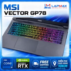 Alternative view of (LIKENEW) MSI VECTOR GP78 HX 13V (i9-13950HX | 16GB | 1TB | RTX 4060 8GB | 2K 240HZ)