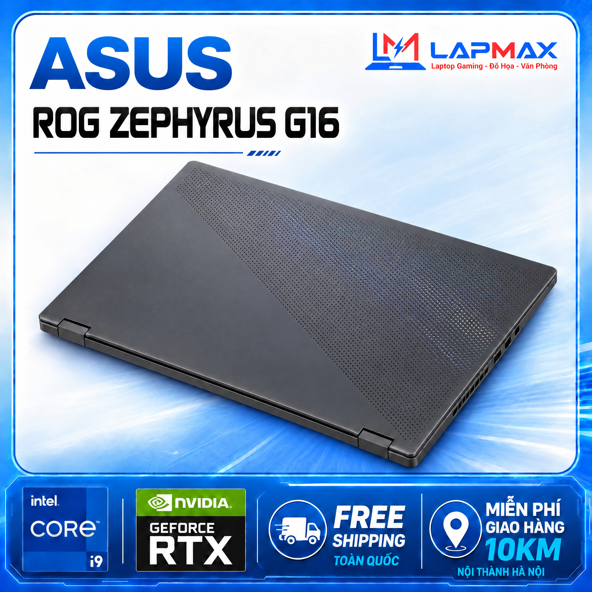 (LIKENEW) ASUS ROG ZEPHYRUS G16-2023 (CORE I9-13900H / RAM 16GB / SSD 1TB / RTX 4060 /2K 240HZ) - Ảnh 2