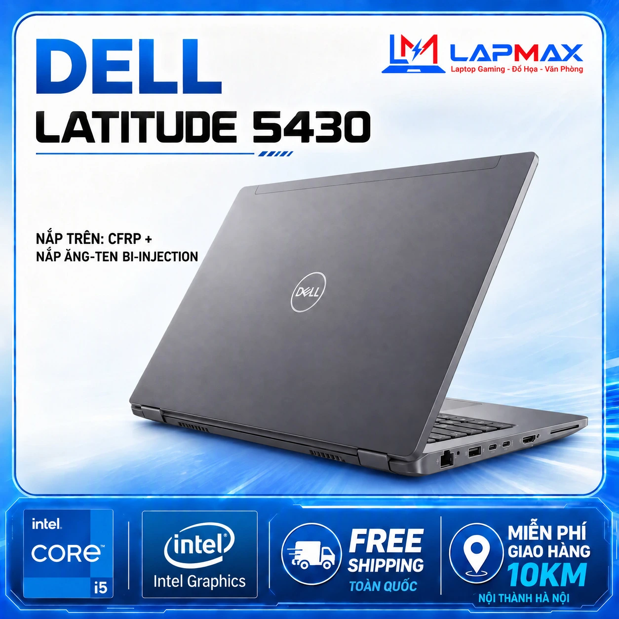 (LIKENEW) DELL LATITUDE 5430 (I5-1245U | 16GB | 256GB | 14” FHD) - Ảnh 2