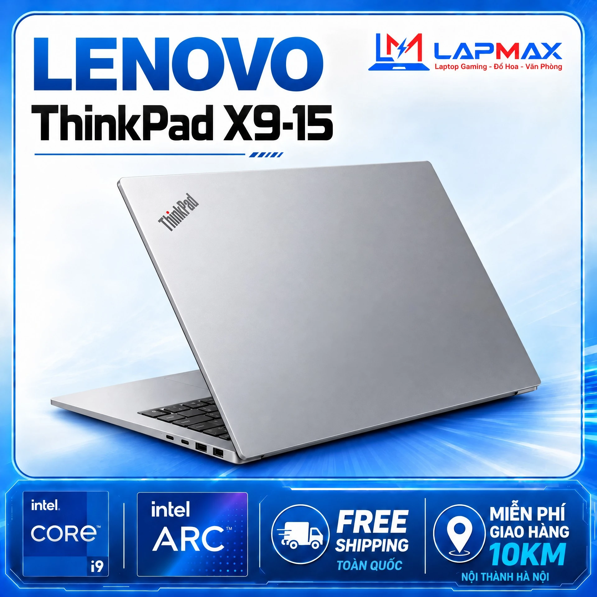 THINKPAD X9-15 GEN 1 AURA EDITION (CORE ULTRA 9 288V | 32GB | 2TB | 15.3″ 2.8K OLED TOUCH 120HZ) - Ảnh 2